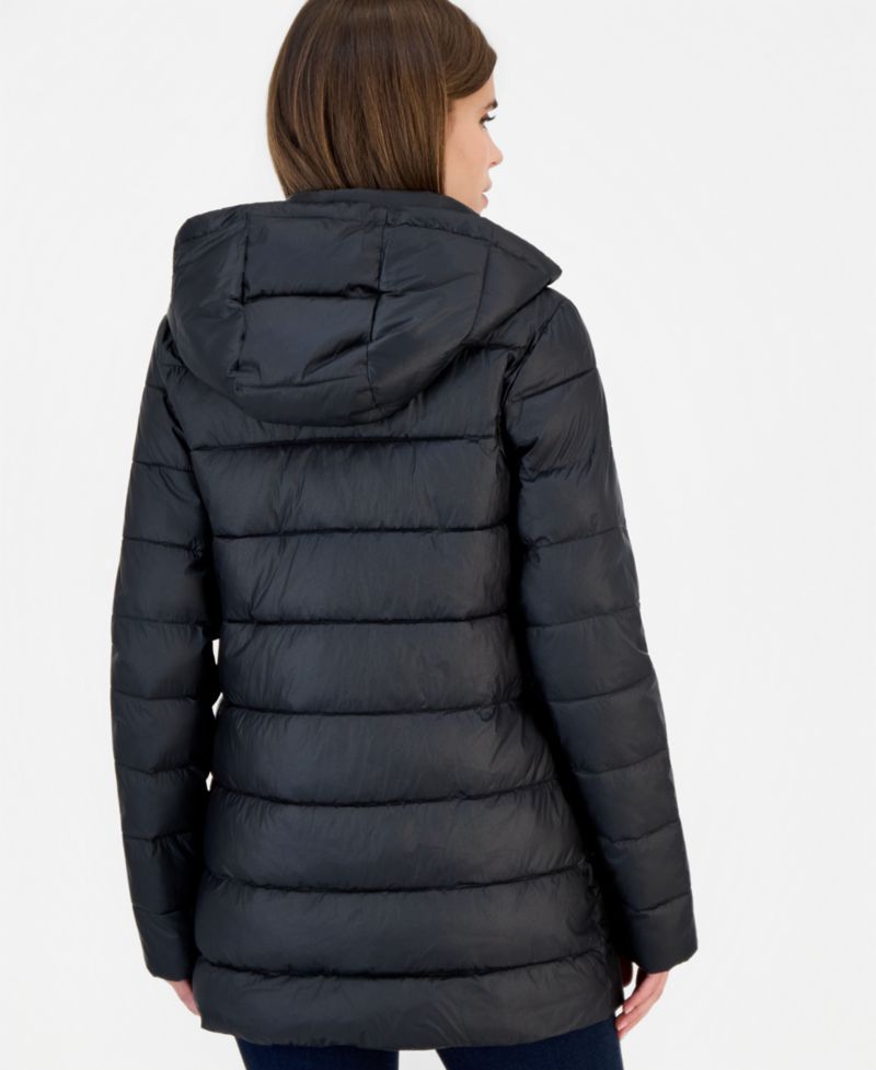 Women's Short Hooded Packable Coat