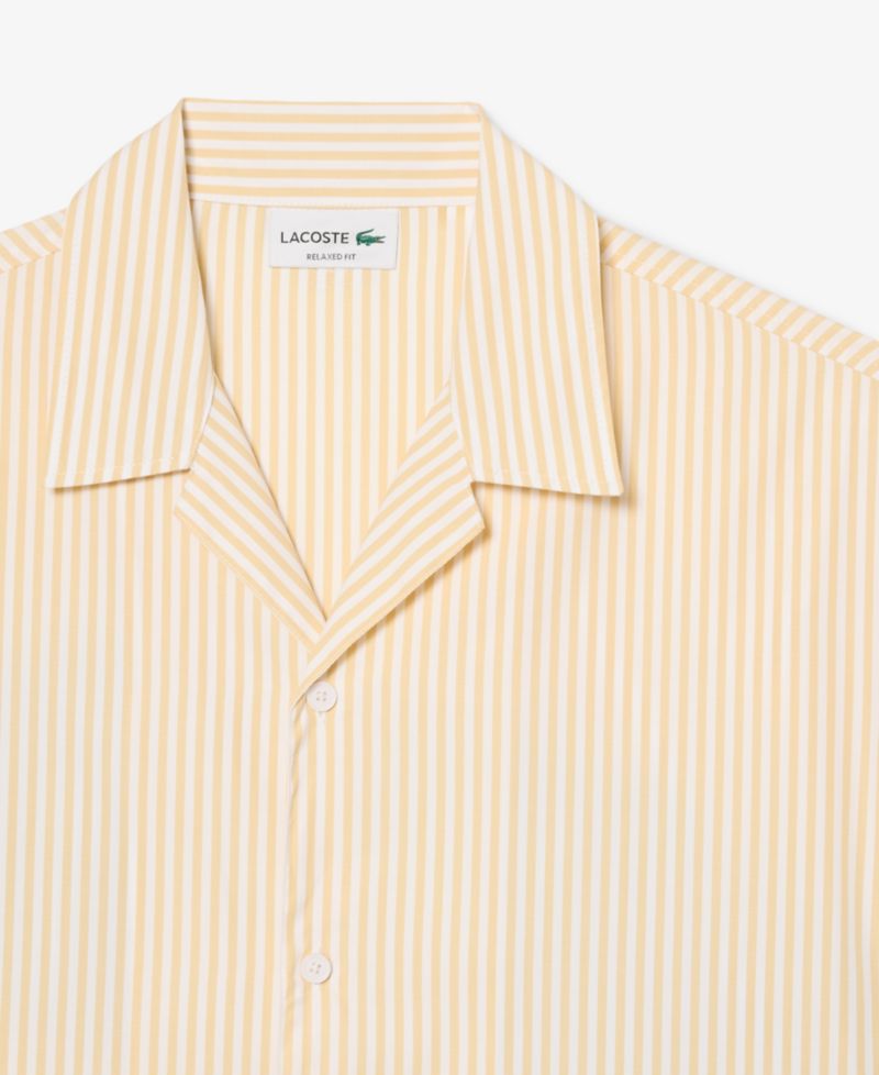 Men's Relaxed-Fit Striped Crocodile Shirt