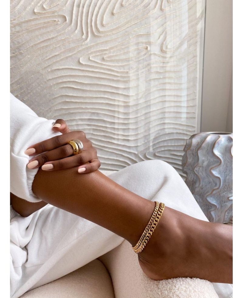Cuban Link Collection Anklet