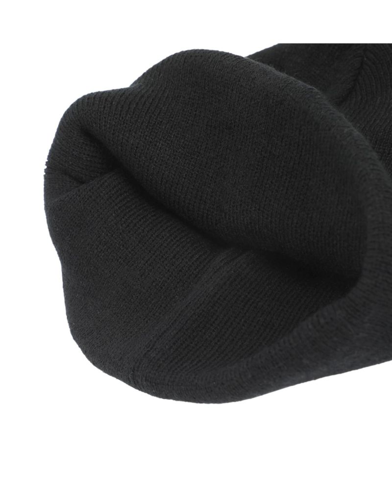 Men's Dungeons and Dragons Ampersand Logo Embroidery Black Acrylic Knit Cuff Beanie