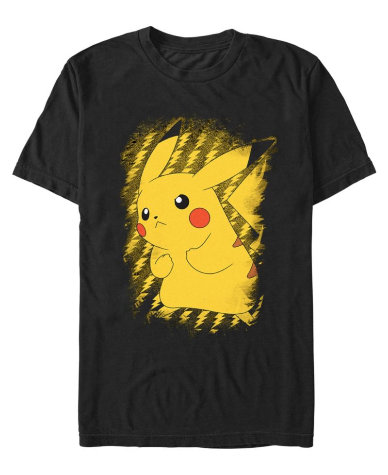 Men's Pikachu Brushy Short-Sleeve T-shirt