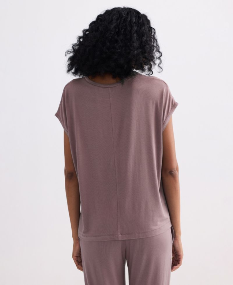 Women's Relaxed Tee in Dusty Rose