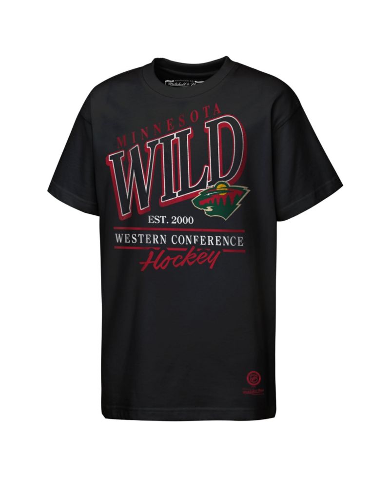 Big Boys and Girls Black Minnesota Wild Called Up T-Shirt