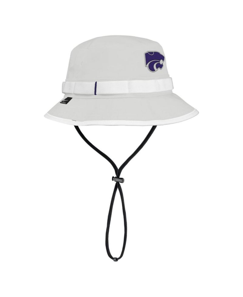 Men's Gray Kansas State Wildcats 2025 On-Field Boonie Performance Bucket Hat