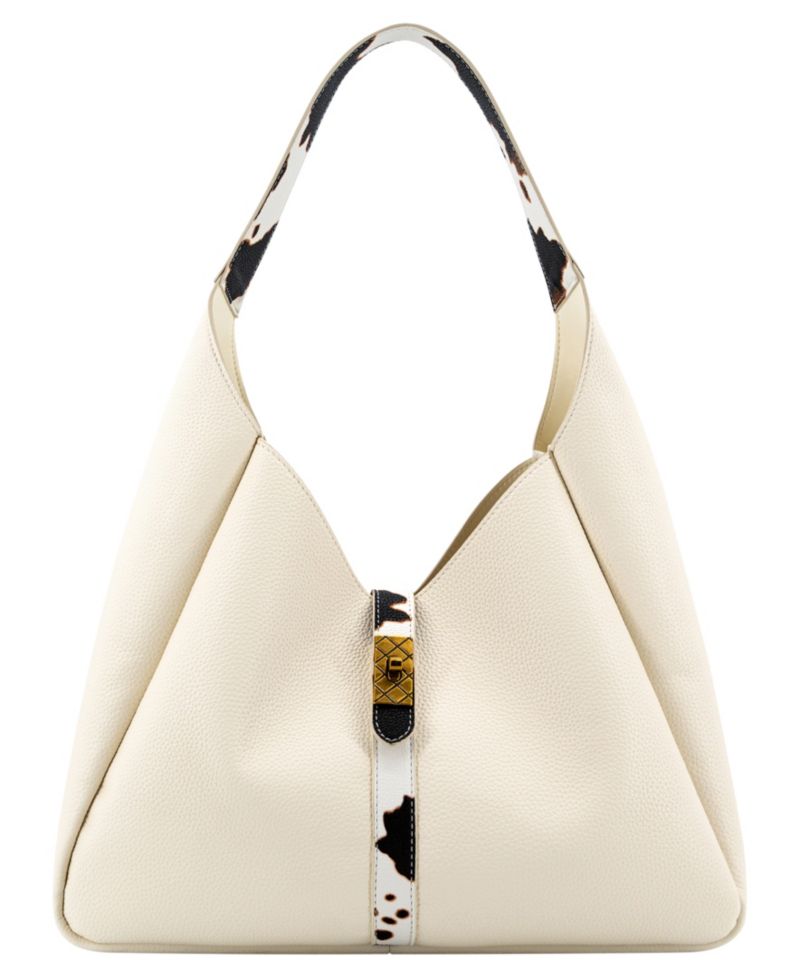 Dakota Western Trim Hobo Medium Tote Handbag