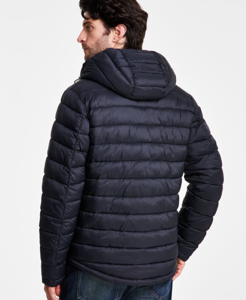 Men's Sherpa Lined Hooded Puffer Jacket