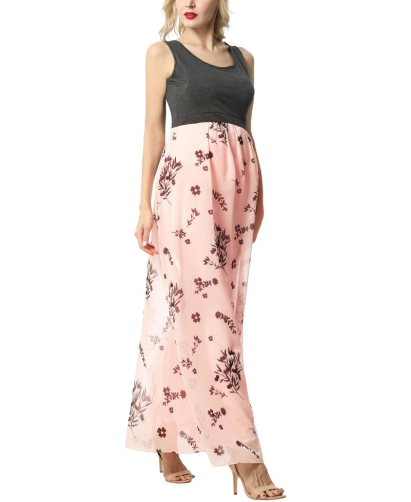 Women's Floral Print Maxi Dress