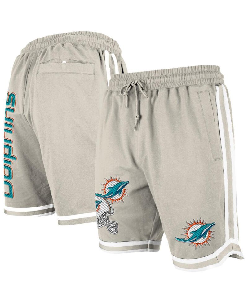 Men's Light Beige Miami Dolphins Stone Multi Patch Shorts