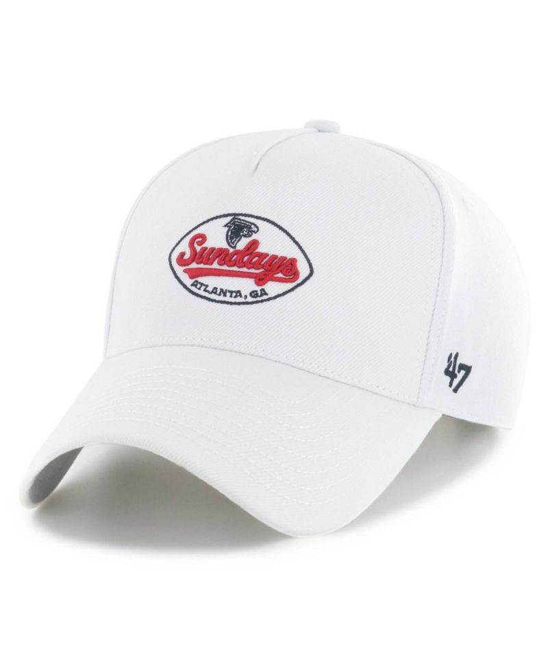 Men's White Atlanta Falcons Sundays Offside Adjustable Hat