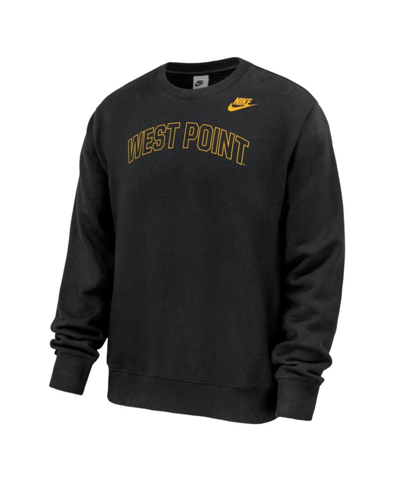 Men's Black Army Black Knights 2026 West Point Classic Collection Club Fleece Sweatshirt