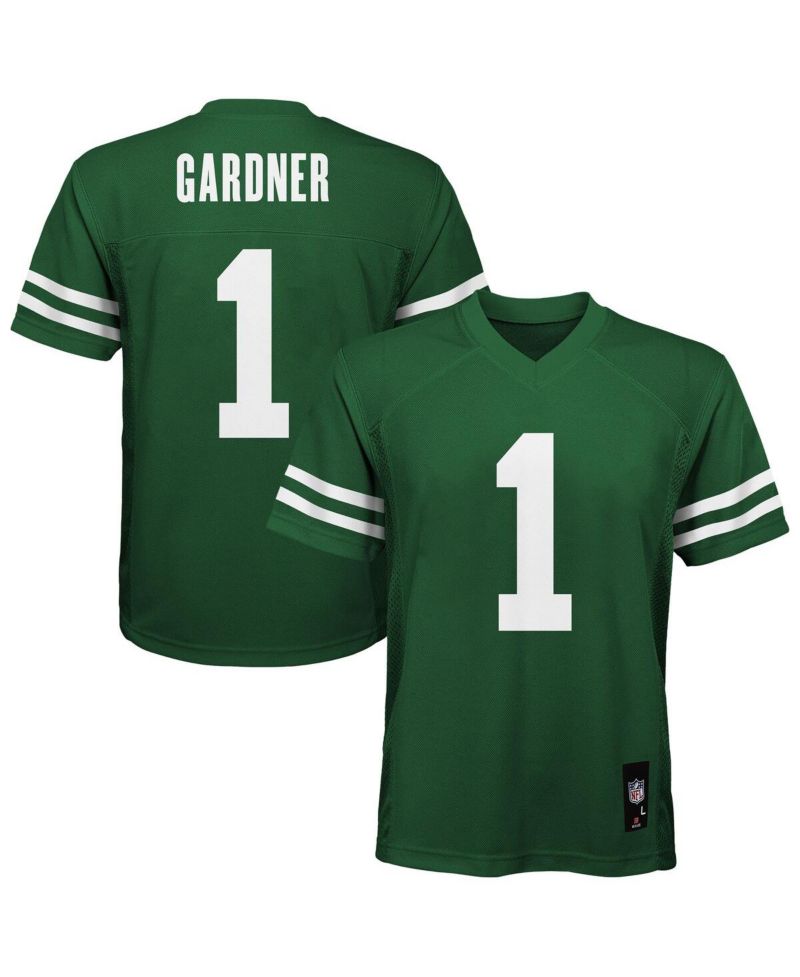 Big Boys and Girls Ahmad Sauce Gardner Green New York Jets Replica Player Jersey