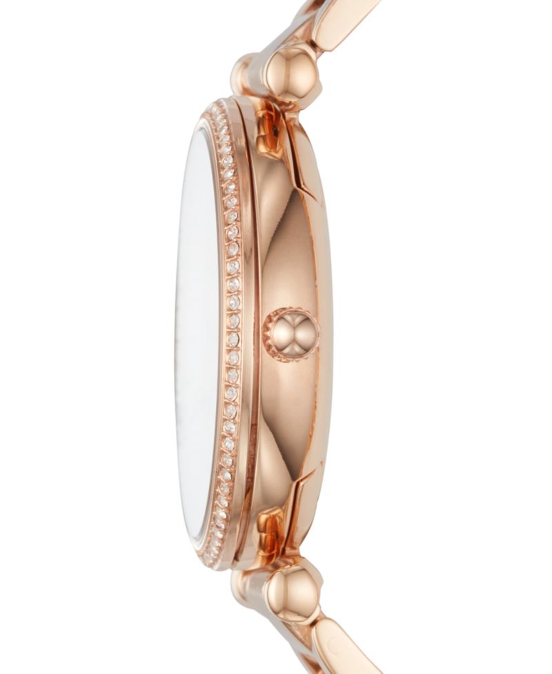 Women's Carlie Rose Gold-Tone Stainless Steel Bracelet Watch 35mm