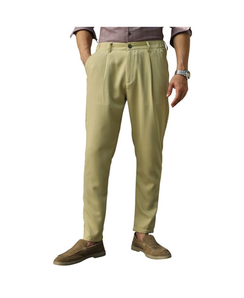 Men's Lime Green Chino Trousers