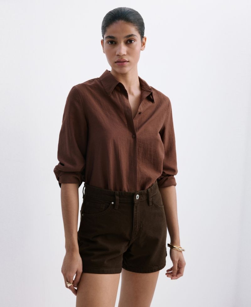 Women's Straight-Fit Denim Shorts