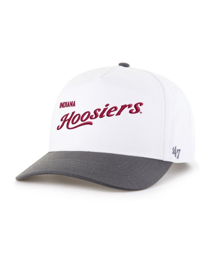 Men's White Indiana Hoosiers Two-Tone Hitch Adjustable Hat
