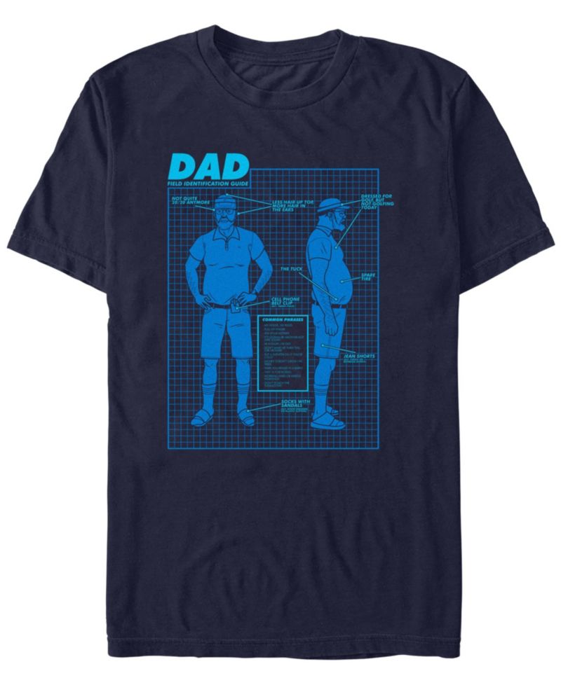 Men's Dad Diagram Short Sleeve T-Shirt