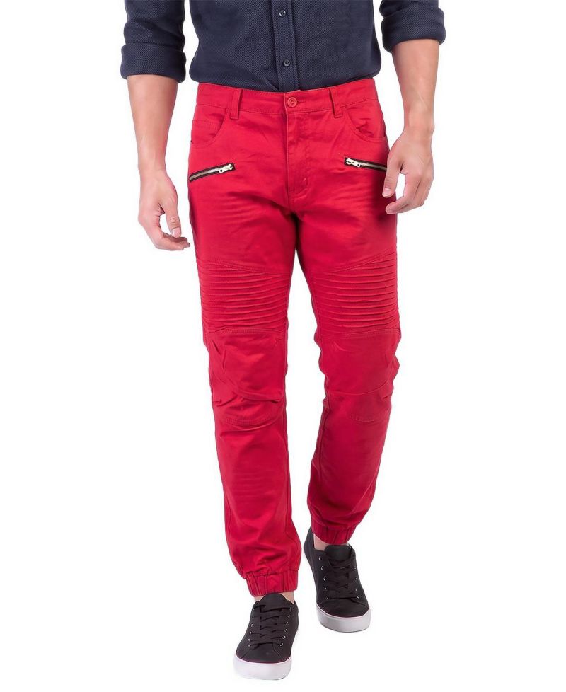 Men's Vibes Collection Moto Slim-Straight Jogger Pants