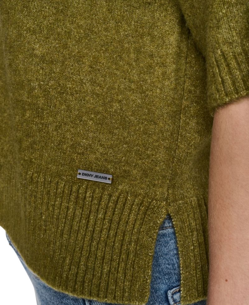 Petite Short-Sleeve Pullover Sweater