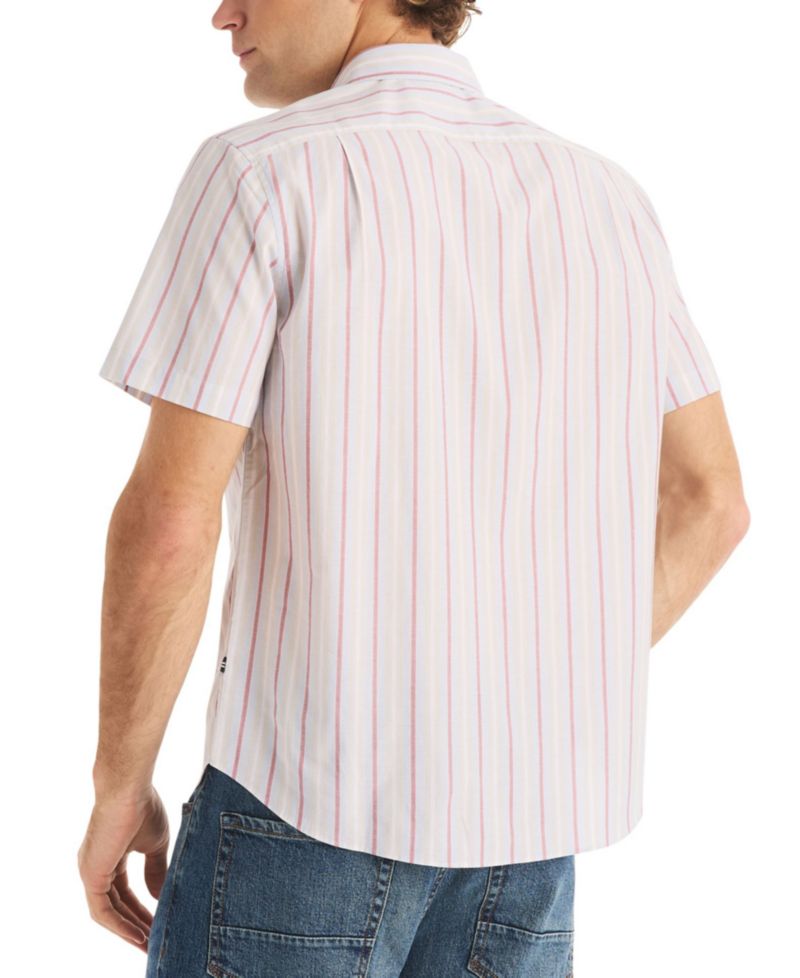 Men's Short-Sleeve Striped Shirt