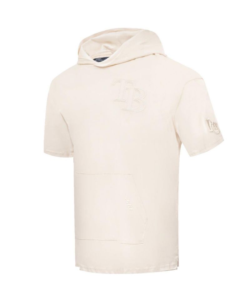 Men's Cream Tampa Bay Rays Neutral Hoodie T-Shirt
