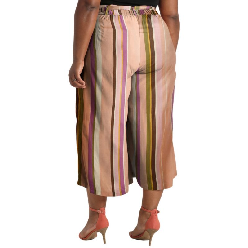Women's Cotton French Terry Straight-Leg Pull-On Side-Stripe Pants