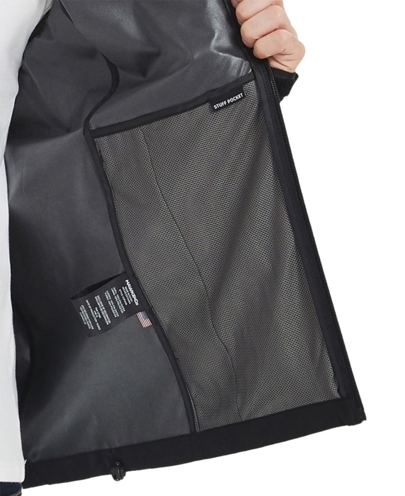 Men's All-Season Lightweight Stretch Hooded Rain Jacket