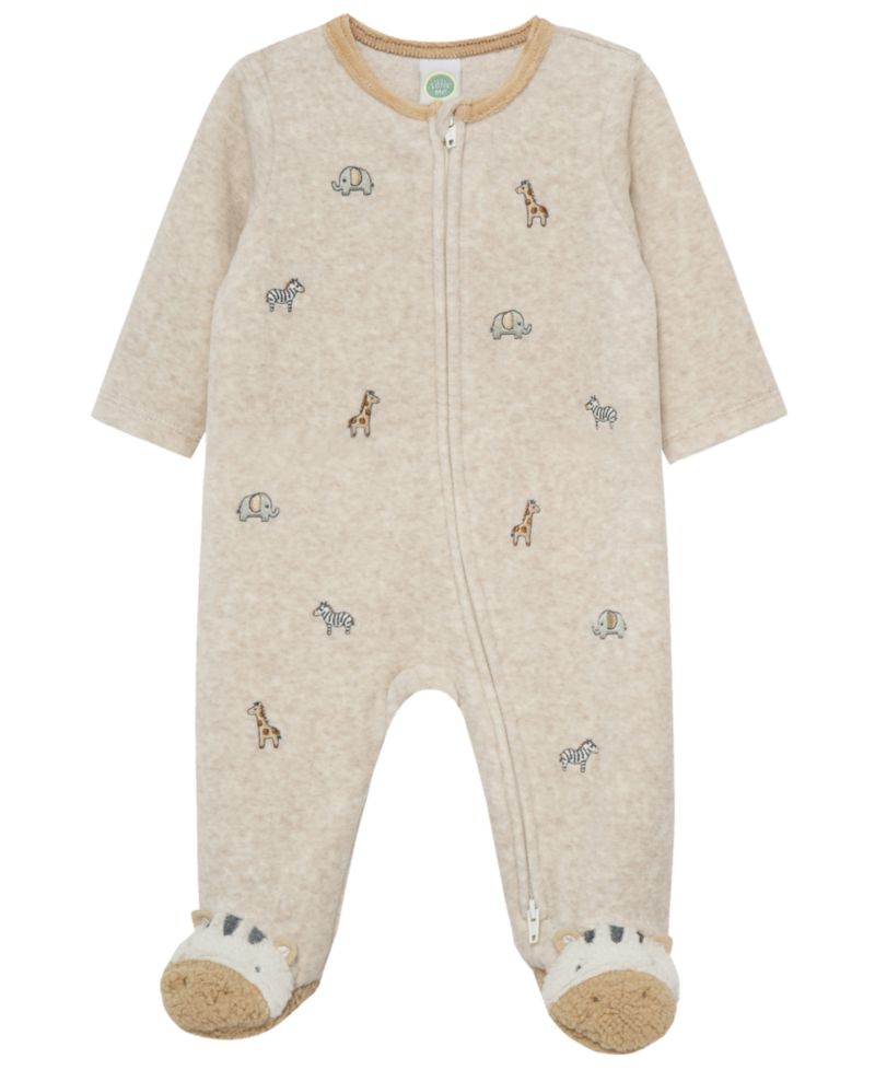 Baby Boys' Safari Footie Coverall