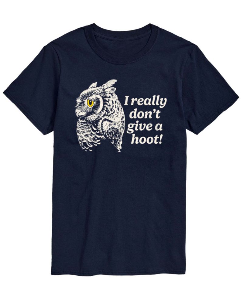 Men's Don't Give Hoot Owl Short-Sleeve Graphic T-Shirt