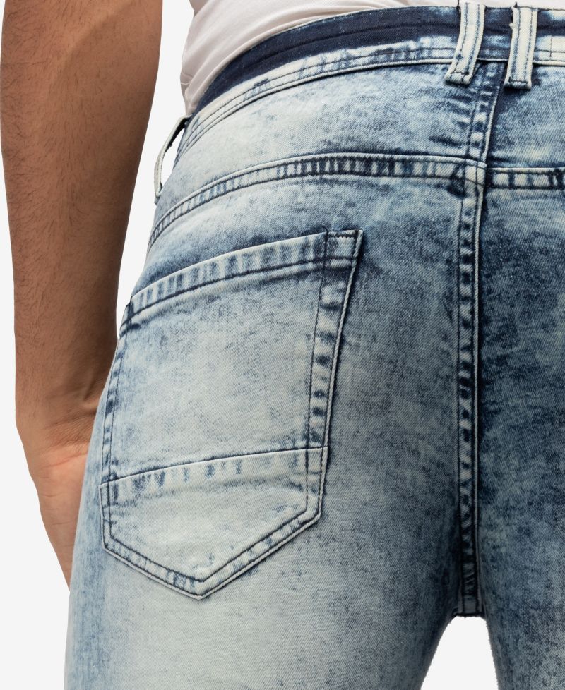 RAW X Men's Slim Stretch Moto 5-pocket Jeans