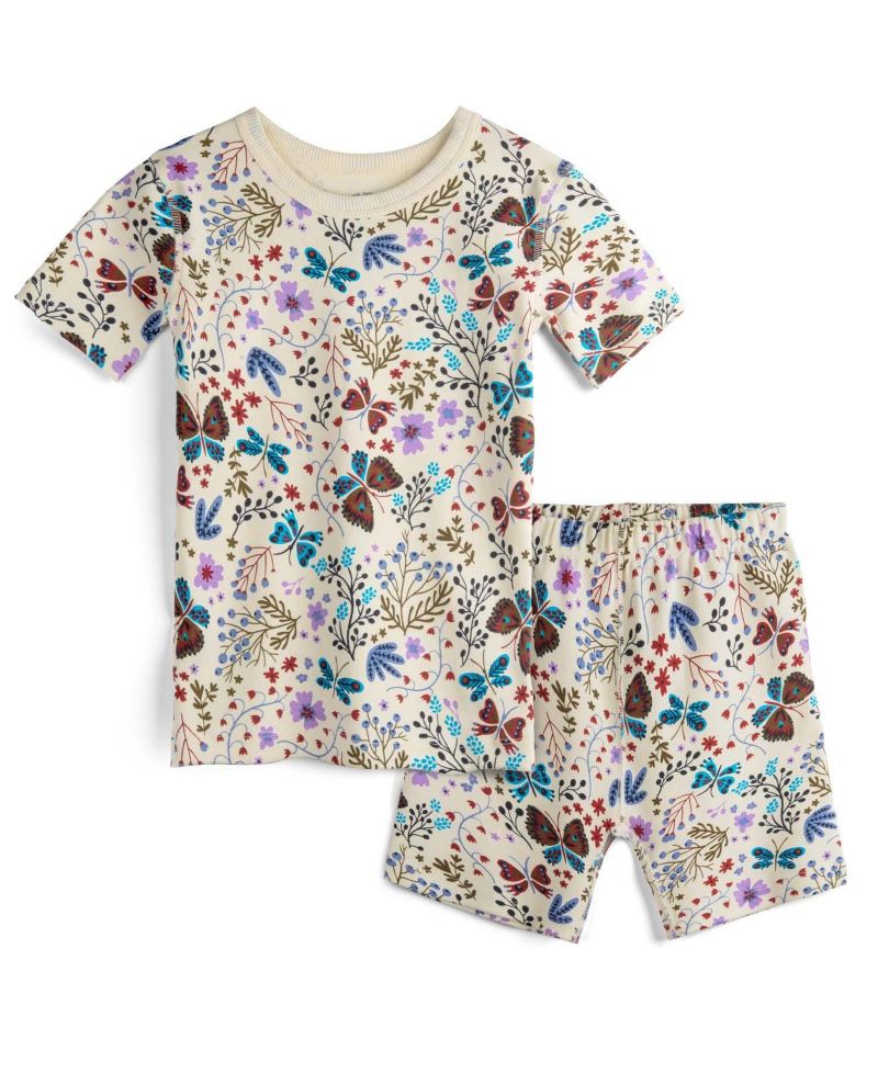 Kids Kids' Fair Trade 100% Organic Cotton Tight Fit Shortie Pajamas Set