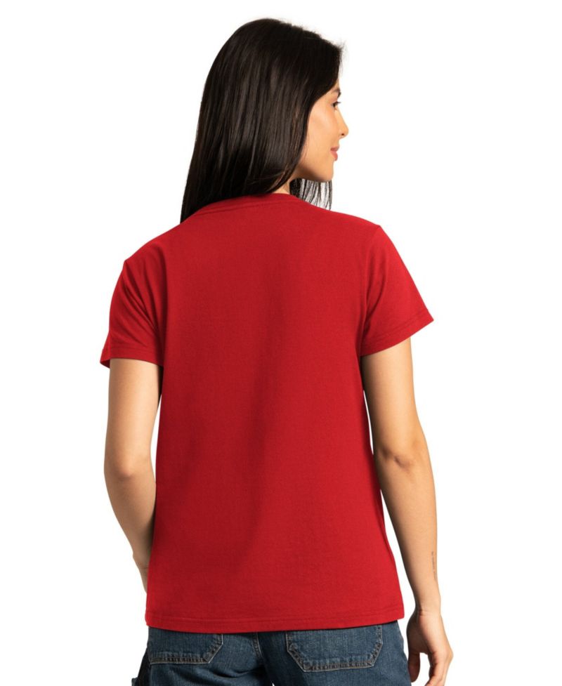 Women's Scarlet/Ash San Francisco 49ers Short Sleeve & Long Sleeve T-Shirt Combo Pack