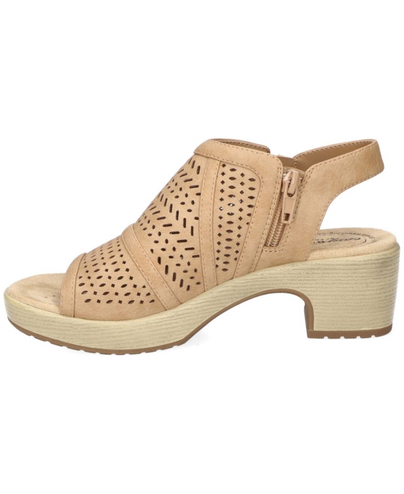 Easy Street Women's Evan Open Toe Platform Sandals
