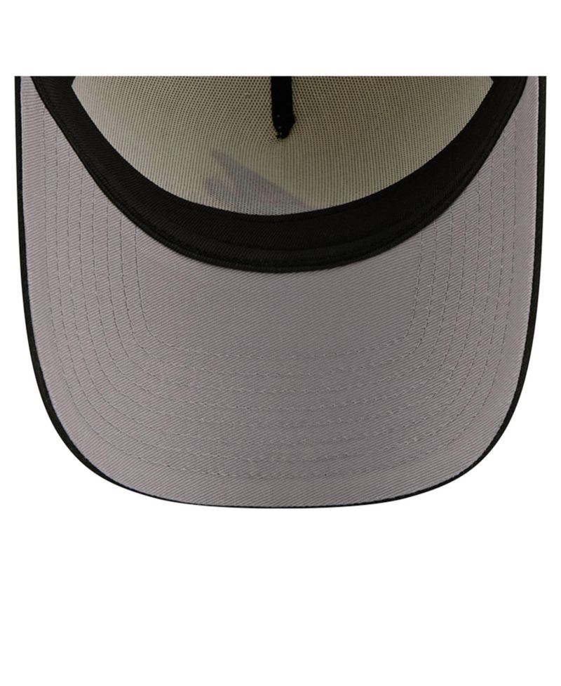 Men's Cream Atlanta Braves Stadium Chrome 9FORTY A-Frame Adjustable Hat