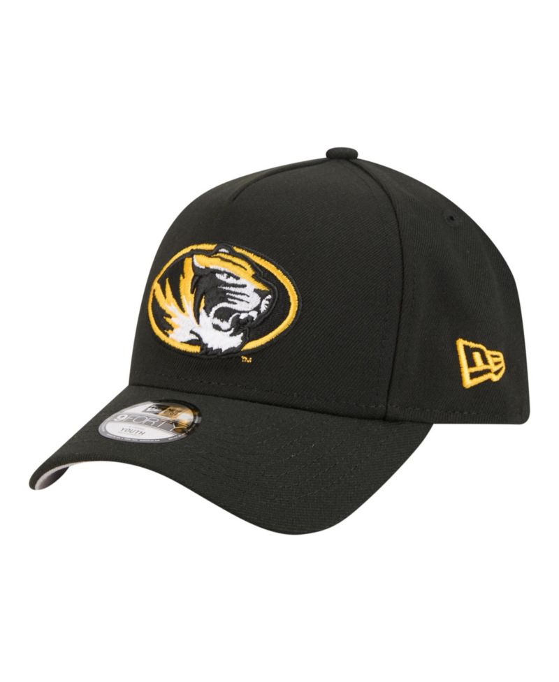 Big Boys and Girls Black Missouri Tigers 9FORTY A-Frame Adjustable Hat