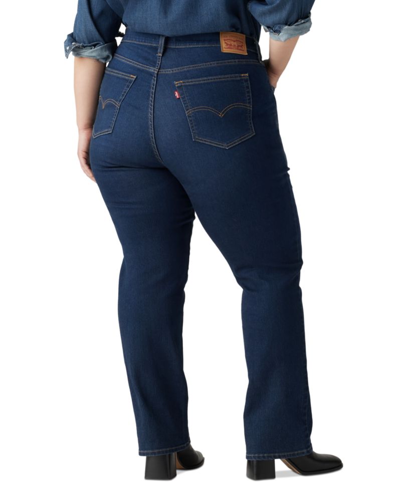Plus Size Chelsea High-Rise Straight-Leg Jeans