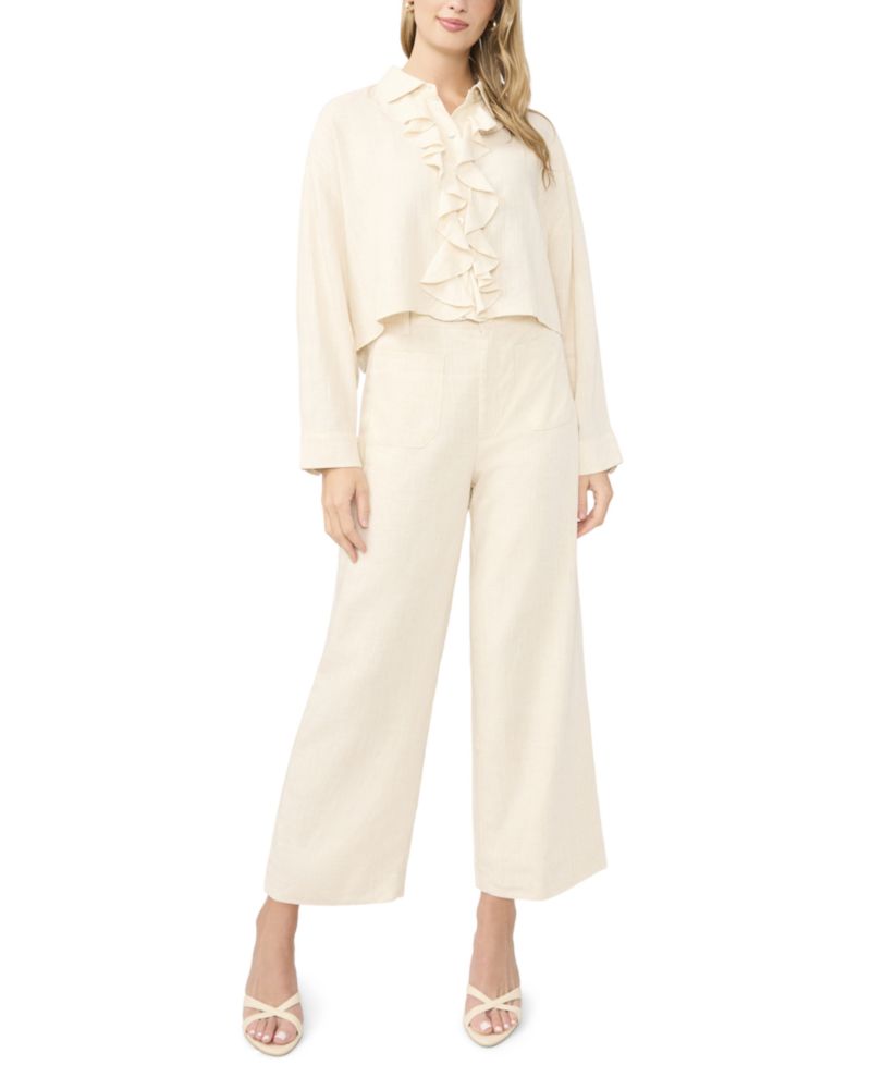 Women's Wide-Leg Ankle-Length Pants