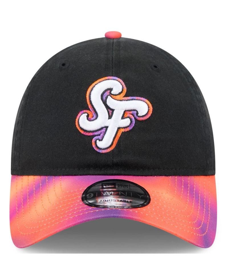 Men's Black/Orange San Francisco Giants 2025 City Connect 9TWENTY Adjustable Hat