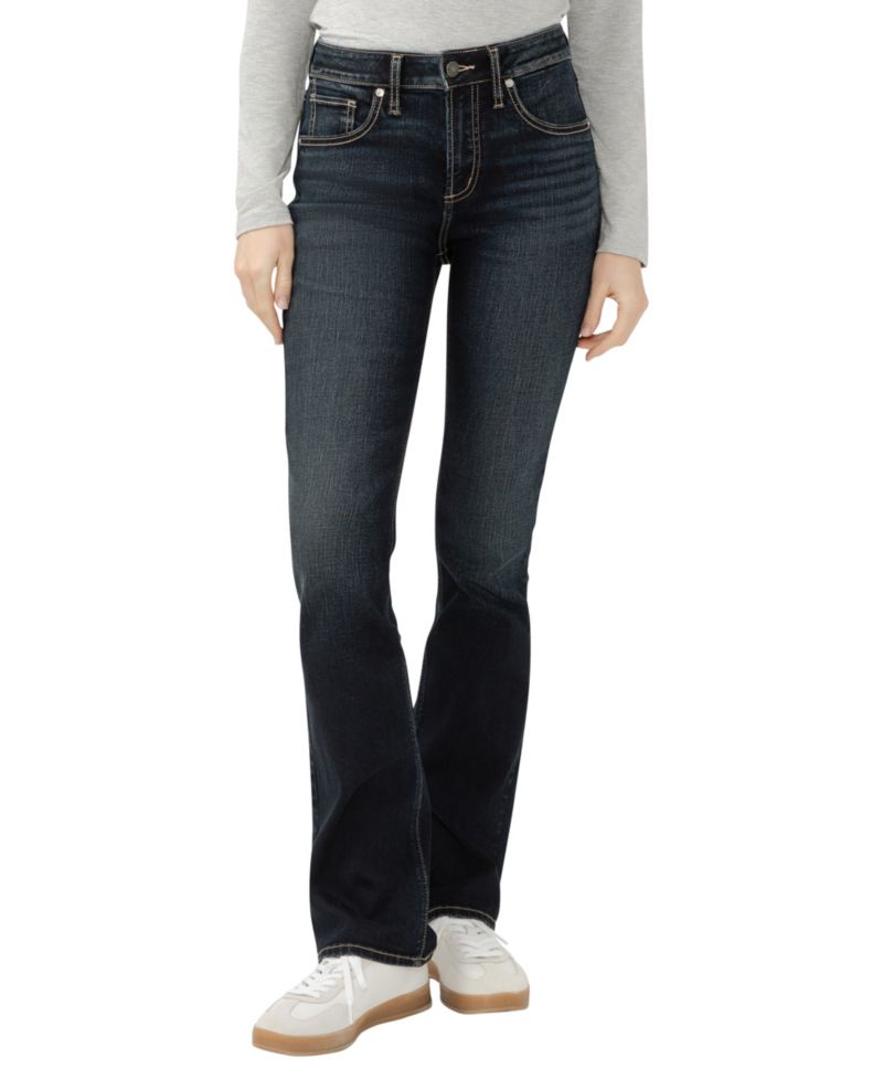 Women's Avery High Rise Curvy Fit Slim Bootcut Jeans