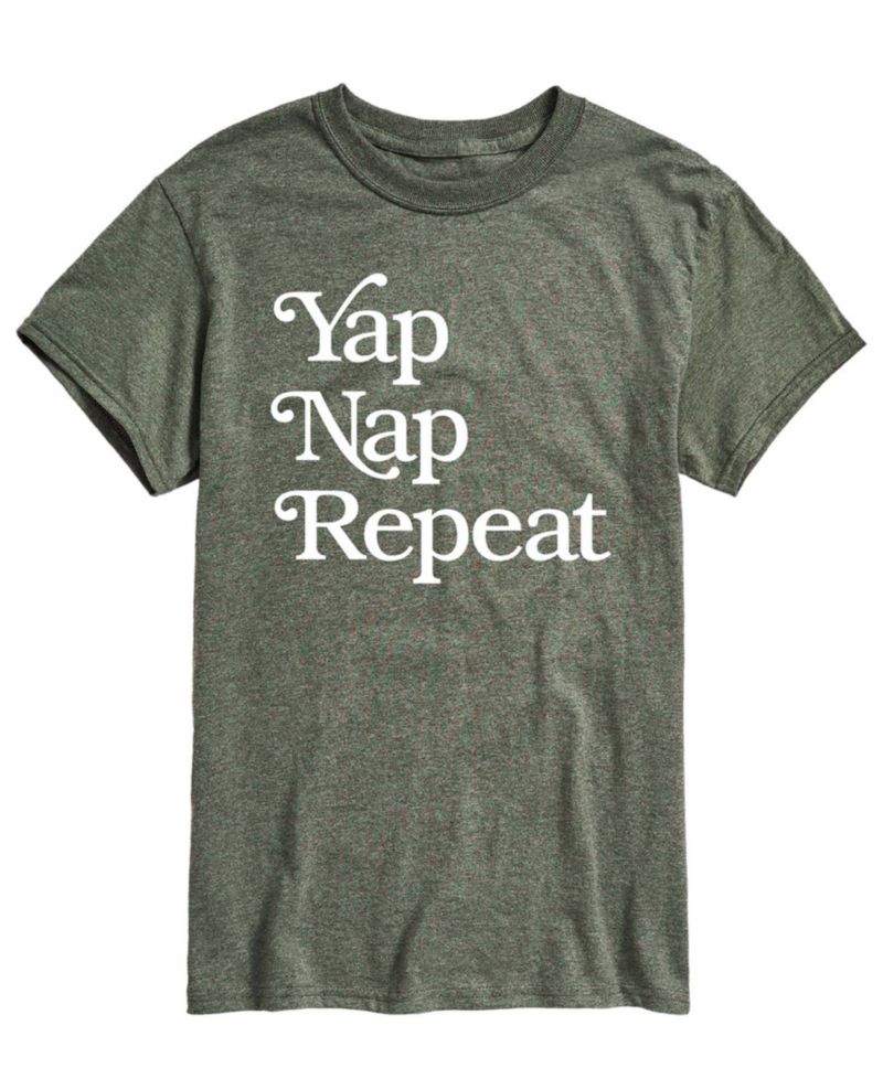 Men's Yap Nap Repeat Short-Sleeve Graphic T-Shirt