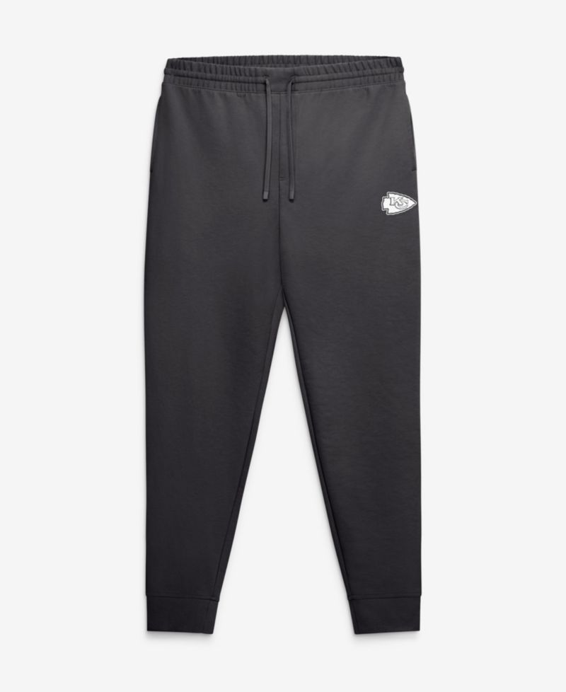 Men's Charcoal Kansas City Chiefs Clutch Fleece Tri-Blend Joggers