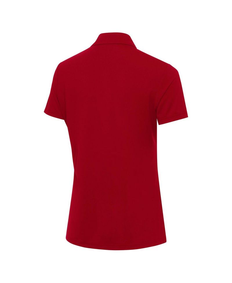 Women's Red Philadelphia Phillies Independence Day Patriotic Logo Era Polo Shirt