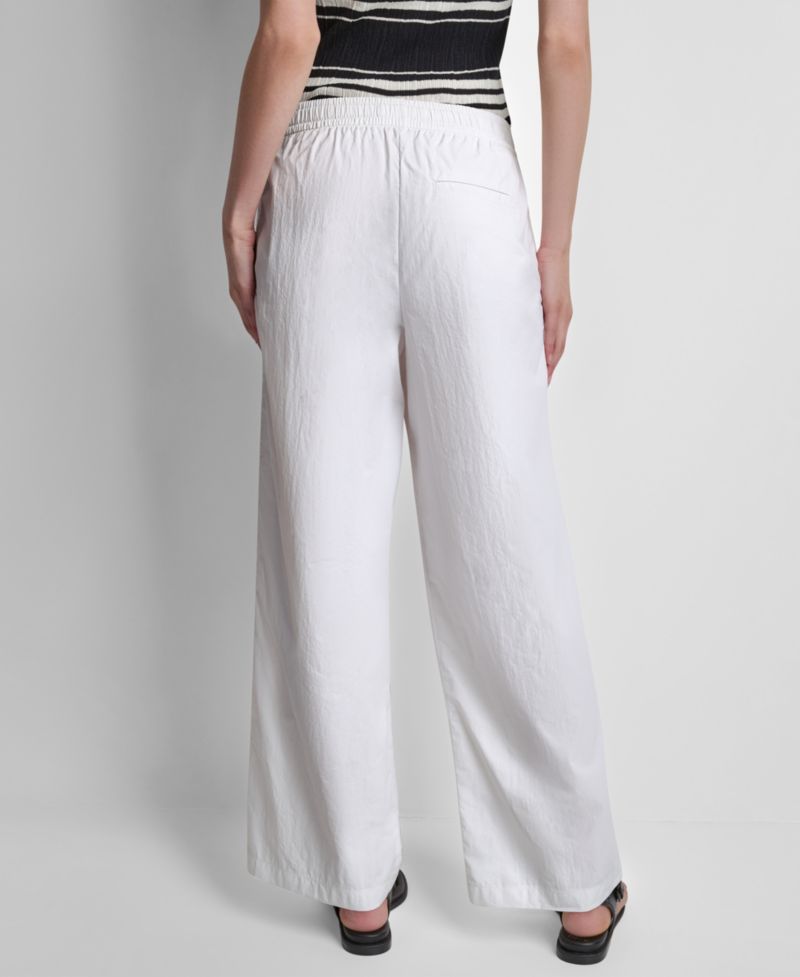 Women's Relaxed-Fit Logo Trim Pants