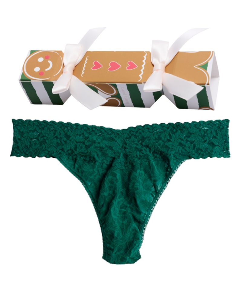 Women's Floral Signature Lace Thong