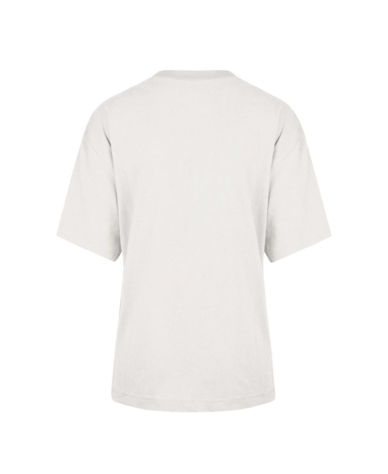 Women's x Stoney Clover Lane Sand New York Mets Crossover Base Foundation T-Shirt
