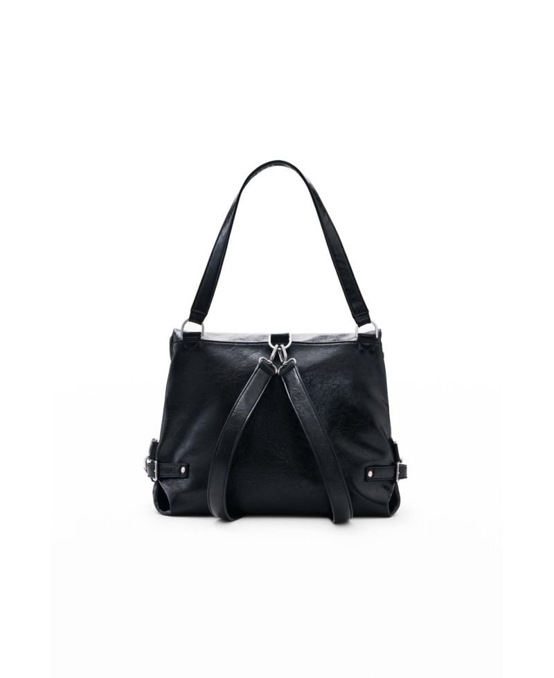 Women's Medium Faux Leather Backpack