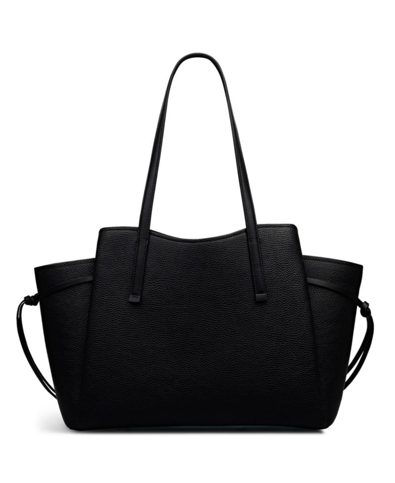 Blake Gardens Large Leather Ziptop Tote Bag