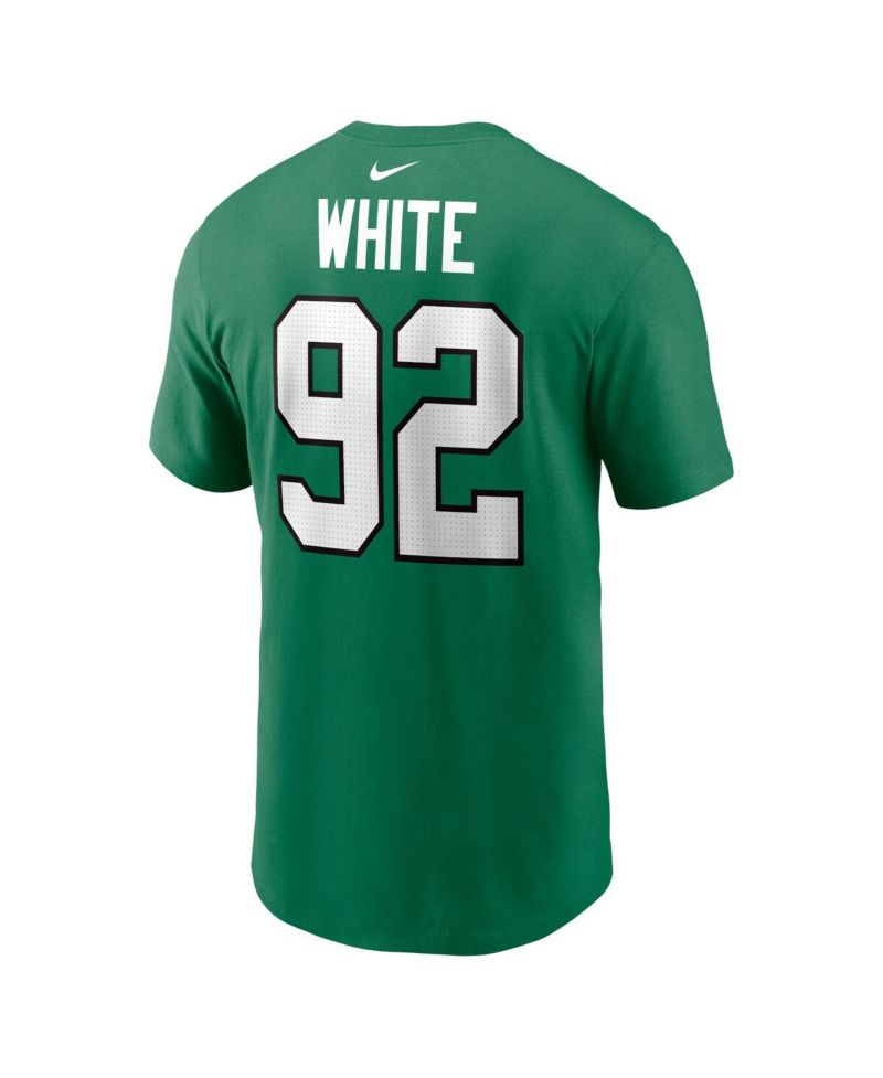 Men's Reggie White Kelly-Green Philadelphia Eagles Retired Player Name & Number T-Shirt