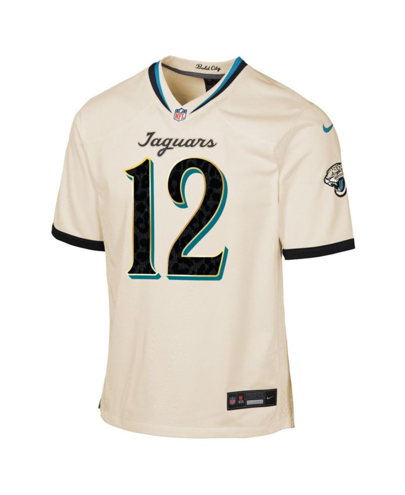 Big Boys and Girls Travis Hunter Natural Jacksonville Jaguars 2026 Rivalries Collection Game Jersey
