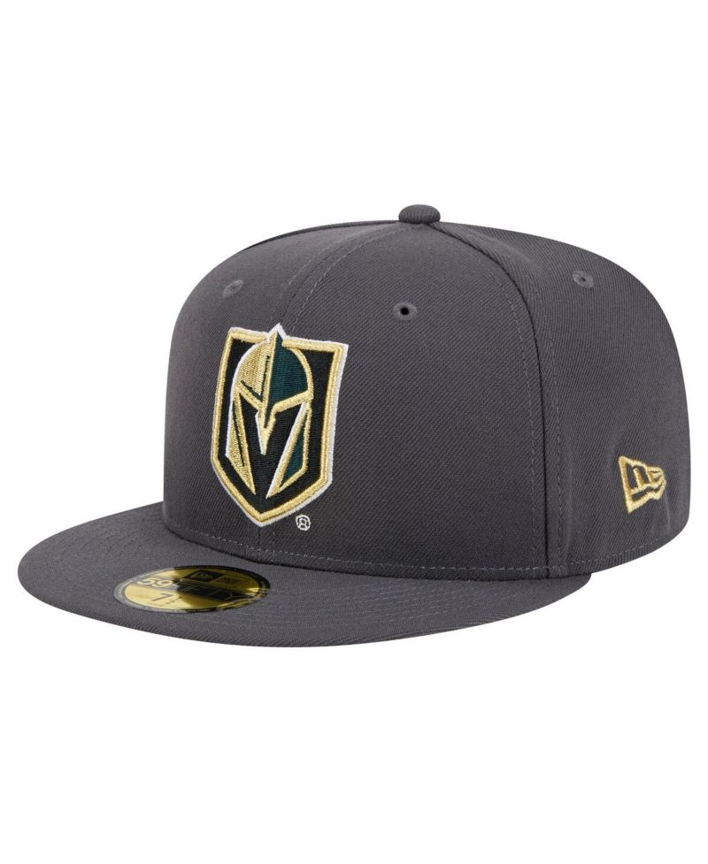 Men's Charcoal Vegas Golden Knights Core 59FIFTY Fitted Hat