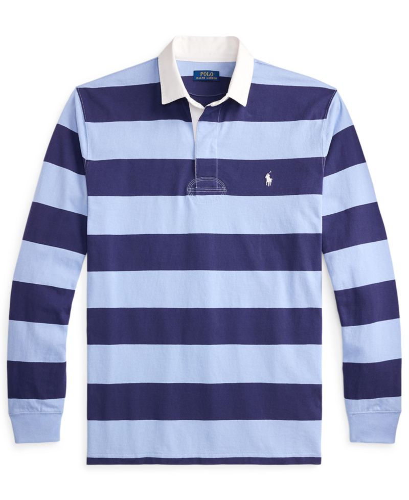 Men's Big & Tall The Iconic Striped Rugby Shirt
